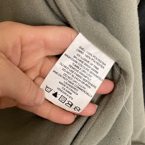 MEC Jacket Womens Small Green Black Fleece Lined Softshell Full Zip Gorpcore - Picture 14 of 16